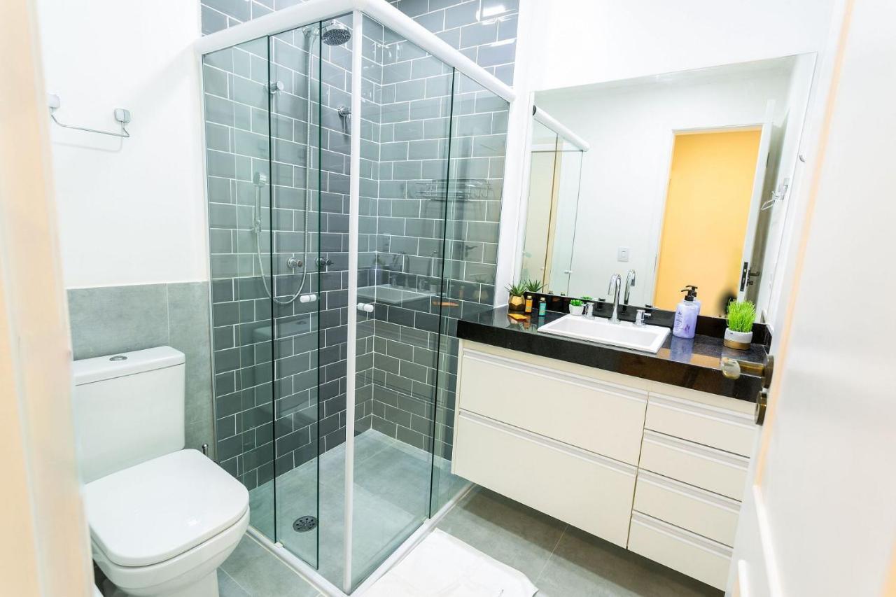 Loft Design, Amplo, Modern Com Ar Condicionado Em Alto De Pinheiros Lejlighed São Paulo Eksteriør billede