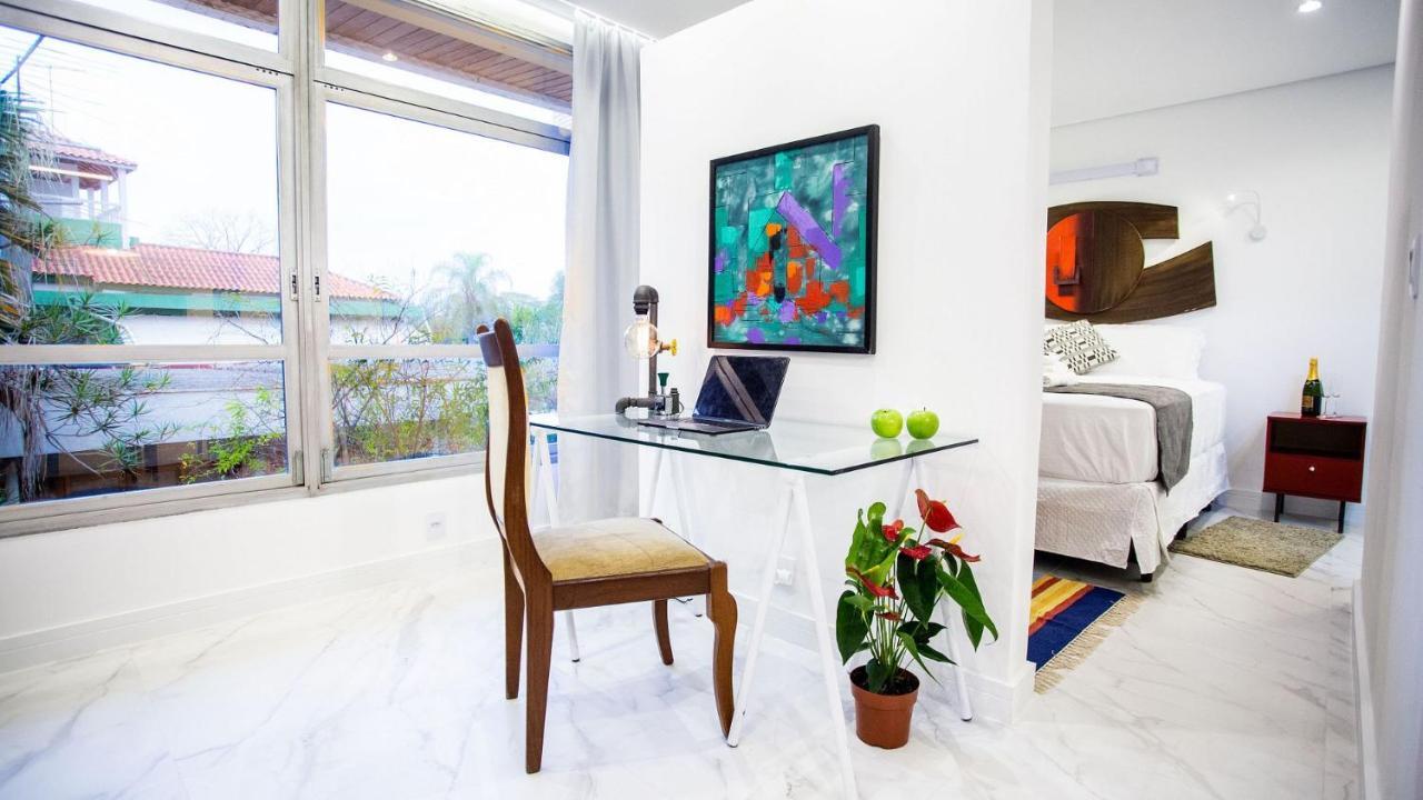 Loft Design, Amplo, Modern Com Ar Condicionado Em Alto De Pinheiros Lejlighed São Paulo Eksteriør billede